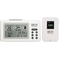 Indoor/Outdoor Thermometers With Clock, Contact, Digital, 32 to 122°F (0 to 50°C) EastCoast Offshore Supplies