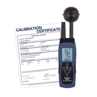 Compteur de contrainte thermique au thermom&egrave;tre-globe mouill&eacute; (WBGT) avec certificat de calibration EastCoast Offshore Supplies
