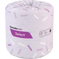 Papier hygi&eacute;nique Pro Select, 2 Pli, 500 Feuilles/Rouleu, Blanc EastCoast Offshore Supplies