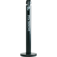 Smokers' Pole Cigarette Receptacle, Free-Standing, Aluminum, 41" Height EastCoast Offshore Supplies