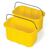 Seau porte-accessoires Executive Series, Capacit&eacute; de 2.5 gal. US (10 pintes), Jaune EastCoast Offshore Supplies
