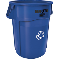 Contenants ronds pour le recyclage BRUTE, Vrac, Plastique, 44 gal. US EastCoast Offshore Supplies