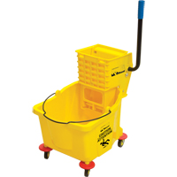 Mop Bucket and Wringer, Side Press, 9.5 US Gal.(38 Quart), Yellow EastCoast Offshore Supplies