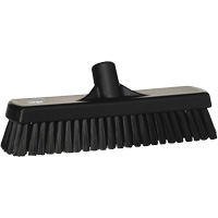 Deck & Wall Scrub Broom, Stiff Bristles, 12", Polyester, Black EastCoast Offshore Supplies