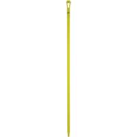 Ultra Hygiene Handle, Broom/Scraper/Squeegee, Yellow, Ergonomic, 59" L EastCoast Offshore Supplies