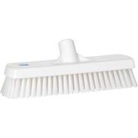 Brosse &agrave; r&eacute;curer pour planchers et murs, Crins Ferme, 12", Polyester, Blanc EastCoast Offshore Supplies