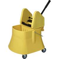 Champ Bucket & Wringer Combo, Down Press, 10 US Gal.(40 Quart), Yellow EastCoast Offshore Supplies