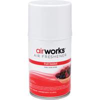 AirWorks&reg; Metered Air Fresheners, Fruit Basket, Aerosol Can EastCoast Offshore Supplies