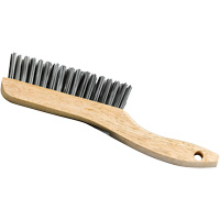 Brosse &agrave; manche en patin, Acier, 4 x 16 rangs de fils, Longueur 9-3/4" EastCoast Offshore Supplies