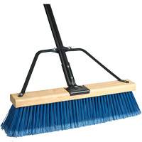 Ryno Push Broom with Braced Handle, 36", Fine, PVC Bristles EastCoast Offshore Supplies