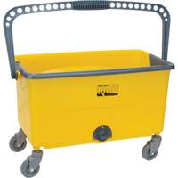Seau et essoreuse pour vadrouille en microfibres, Passoire, 11 gal. US (44 pintes), Jaune EastCoast Offshore Supplies