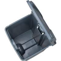 Step-On Garbage Can, Plastic, 12 US gal. Capacity EastCoast Offshore Supplies