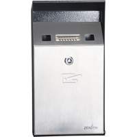 Cendrier, Montage mural, Acier inoxydable, Capacit&eacute; 1 Litre, Hauteur 11-4/5" EastCoast Offshore Supplies