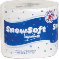 Papier hygi&eacute;nique de premi&egrave;re qualit&eacute; Snow Soft, 2 Pli, 600 Feuilles/Rouleu, Longueur 145', Blanc EastCoast Offshore Supplies