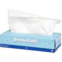 Papier-mouchoir de premi&egrave;re qualit&eacute; Snow Soft, 2 pli, 7,4" lo x 8,4" la, 100 feuilles/boîte EastCoast Offshore Supplies