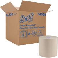 Essential 100% Recycled Brown Hard Roll Towels, 1 Ply, Standard, 700' L EastCoast Offshore Supplies
