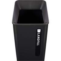 Bac d'ordures destin&eacute;s &agrave; l'enfouissement Sustain, Plastique/Acier, 23 gal. US EastCoast Offshore Supplies