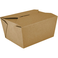 Kraft Take Out Food Containers, Corrugated, Rectangular EastCoast Offshore Supplies