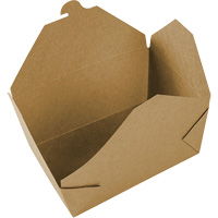 Kraft Take Out Food Containers, Corrugated, Rectangular EastCoast Offshore Supplies