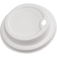 Compostable White Dome Sip Lids EastCoast Offshore Supplies