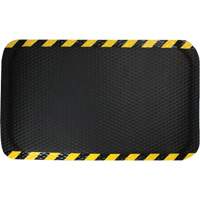Tapis Hog Heaven, Losange, 3' x 5' x 5/8", Noir/Jaune, Nitrile EastCoast Offshore Supplies
