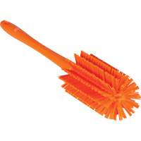 Medium Brush with Handle, Stiff Bristles, 17" Long, Orange EastCoast Offshore Supplies