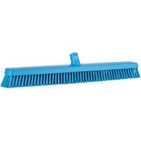 Heavy-Duty Push Broom, Fine/Stiff Bristles, 24", Blue EastCoast Offshore Supplies