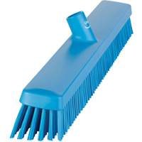 Heavy-Duty Push Broom, Fine/Stiff Bristles, 24", Blue EastCoast Offshore Supplies