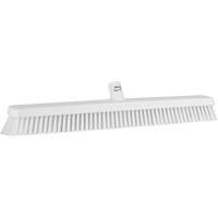 Heavy-Duty Push Broom, Fine/Stiff Bristles, 24", White EastCoast Offshore Supplies