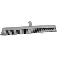 Heavy-Duty Push Broom, Fine/Stiff Bristles, 24", Grey EastCoast Offshore Supplies