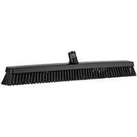 Heavy-Duty Push Broom, Fine/Stiff Bristles, 24", Black EastCoast Offshore Supplies