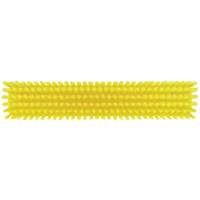 Push Broom Head, Fine/Stiff Bristles, 16-1/2", Polyester/Polypropylene, Yellow EastCoast Offshore Supplies