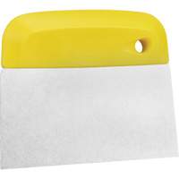 Flexible Stainless Steel Dough Cutter/Scraper, Yellow, 4-1/2" W x 5-3/4" L EastCoast Offshore Supplies