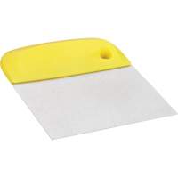 Flexible Stainless Steel Dough Cutter/Scraper, Yellow, 4-1/2" W x 5-3/4" L EastCoast Offshore Supplies