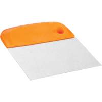 Flexible Stainless Steel Dough Cutter/Scraper, Orange, 4-1/2" W x 5-3/4" L EastCoast Offshore Supplies