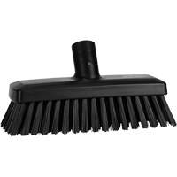 Compact Wall/Deck Broom, Stiff Bristles, 8-9/10", Polyester/Polypropylene, Black EastCoast Offshore Supplies