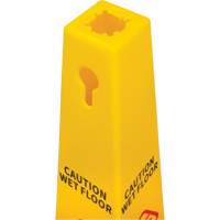 Wet Floor Safety Cone, Bilingual with Pictogram EastCoast Offshore Supplies