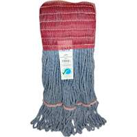 Wide-Band Mop Head, Antimicrobial/Floor Finishing/Specialty, Cotton/Rayon/Synthetic, Loop Style EastCoast Offshore Supplies