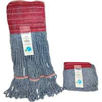 Wide-Band Mop Head, Antimicrobial/Floor Finishing/Specialty, Cotton/Rayon/Synthetic, Loop Style EastCoast Offshore Supplies