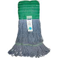 Wide-Band Mop Head, Antimicrobial/Floor Finishing/Specialty, Cotton/Rayon/Synthetic, Loop Style EastCoast Offshore Supplies