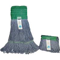 Wide-Band Mop Head, Antimicrobial/Floor Finishing/Specialty, Cotton/Rayon/Synthetic, Loop Style EastCoast Offshore Supplies