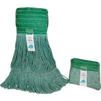 Wide-Band Mop Head, Antimicrobial/Floor Finishing/Specialty, Cotton/Rayon/Synthetic, Loop Style EastCoast Offshore Supplies