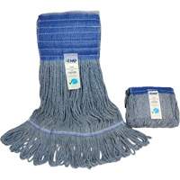 Wide-Band Mop Head, Antimicrobial/Floor Finishing/Specialty, Cotton/Rayon/Synthetic, Loop Style EastCoast Offshore Supplies