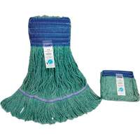 Wide-Band Mop Head, Antimicrobial/Floor Finishing/Specialty, Cotton/Rayon/Synthetic, Loop Style EastCoast Offshore Supplies