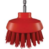 Brosse ronde HyDrive pour perceuse, Soies Tr&egrave;s ferme, Longueur de 3-1/10", Rouge EastCoast Offshore Supplies