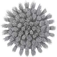 Brosse ronde HyDrive pour perceuse, Soies Tr&egrave;s ferme, Longueur de 3-1/10", Blanc EastCoast Offshore Supplies