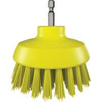 Brosse ronde HyDrive pour perceuse, Soies Tr&egrave;s ferme, Longueur de 3-1/10", Jaune EastCoast Offshore Supplies