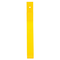 Poteau de garde-corps, Acier, 10-3/4" lo x 24" h, Jaune EastCoast Offshore Supplies