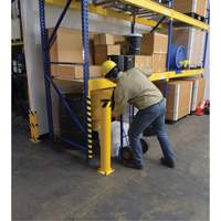 Bollard, Steel, 42" H x 5-1/2" W, Yellow EastCoast Offshore Supplies