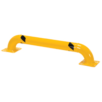 Low Profile Rack Guards, 4' W x 0.75' H, Yellow EastCoast Offshore Supplies